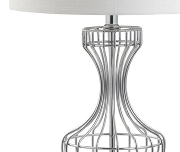 Honore 28" Metal Wire Frame LED Table Lamp - JONATHAN Y
